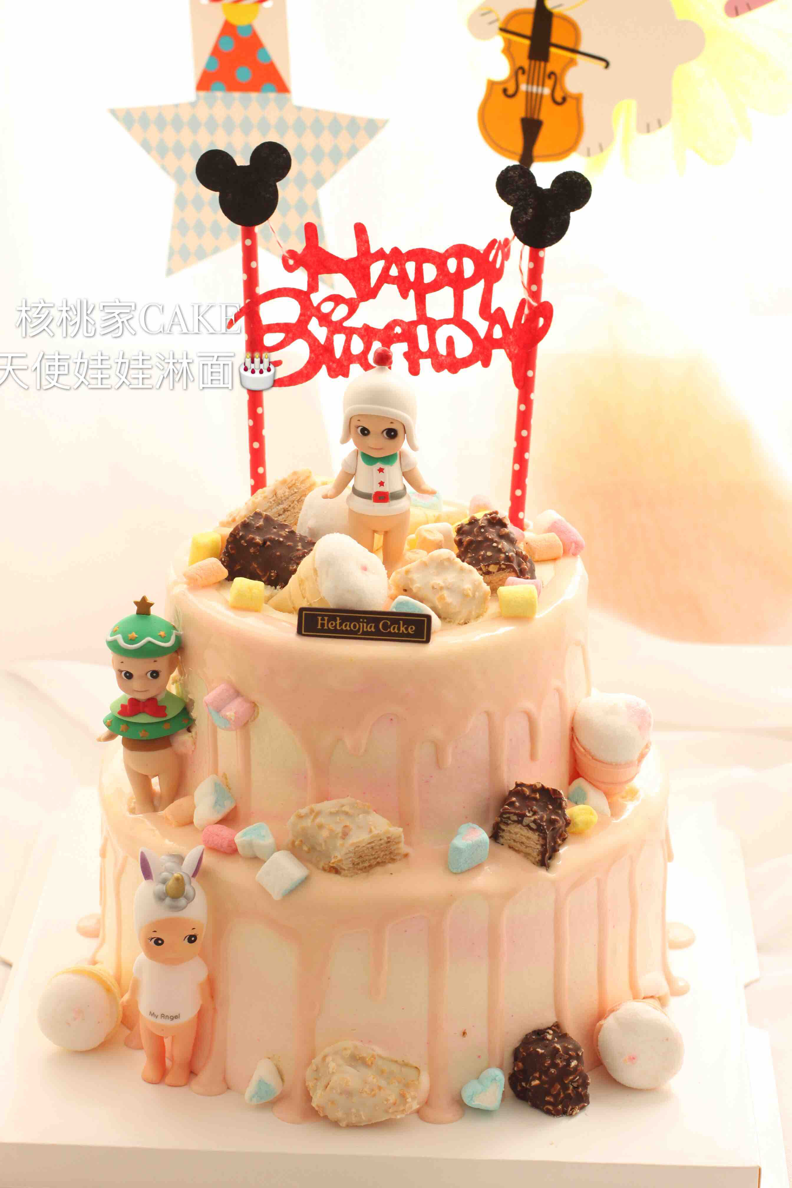 天使娃娃奶油蛋糕