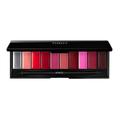 kiko milano 色彩浓郁炫亮水润十色口红盘(海淘精品)