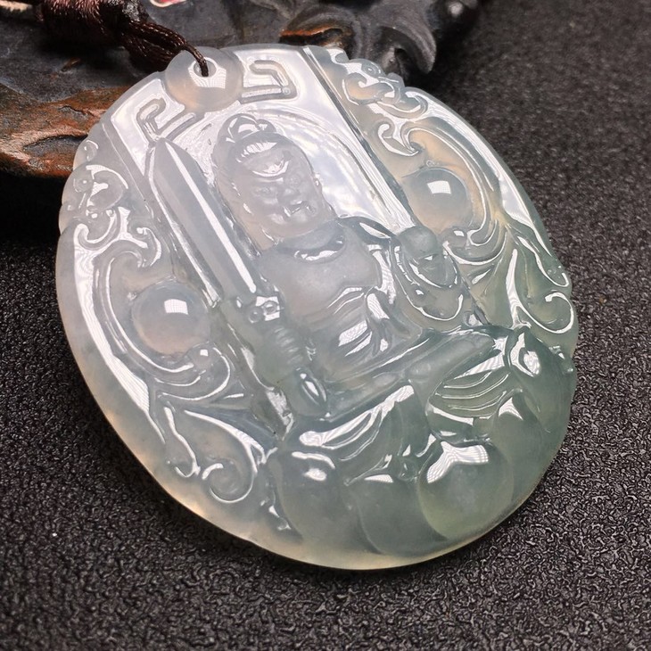 【d61023】翡翠冰种不动明王