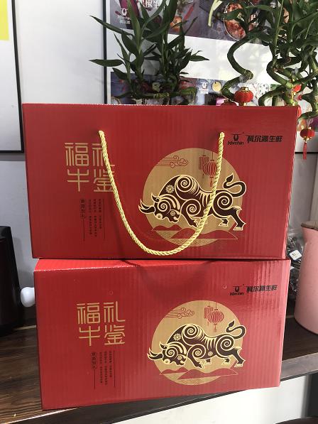 1号科尔沁生鲜礼盒（377*257*220mm）（纸盒） 商品图2