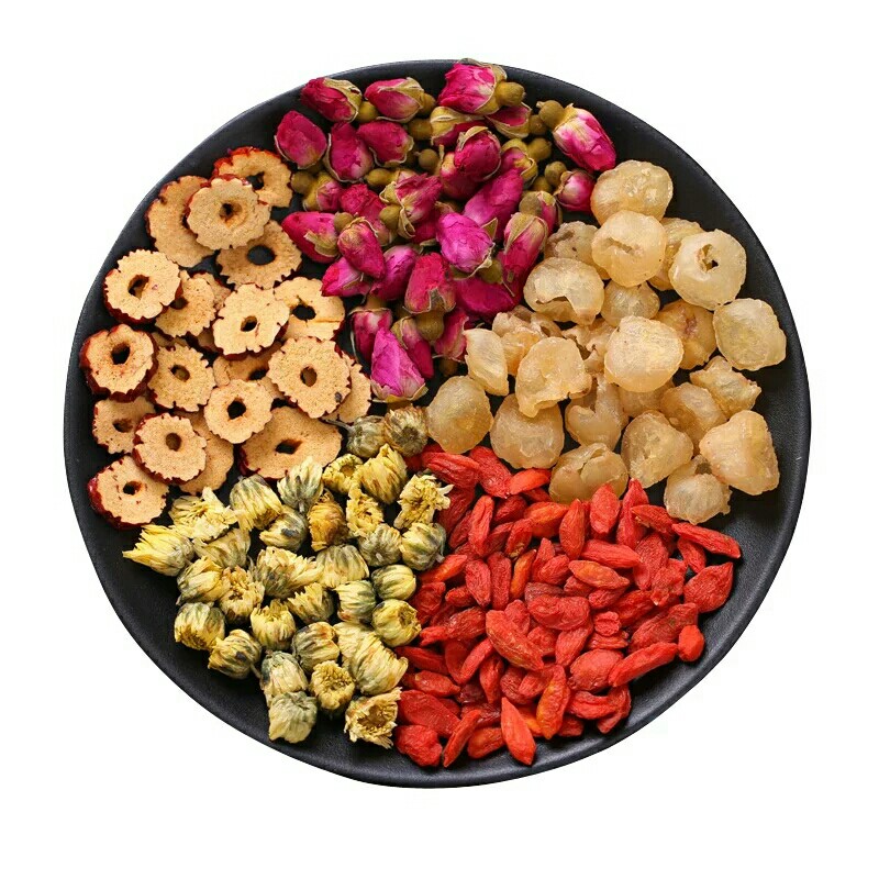 红枣桂圆枸杞茶女人养颜茶暖宫养生八宝茶水果