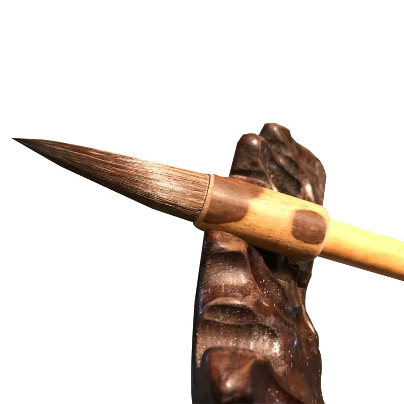 湘妃狼毫灰貂毛笔_非遗毛笔*2