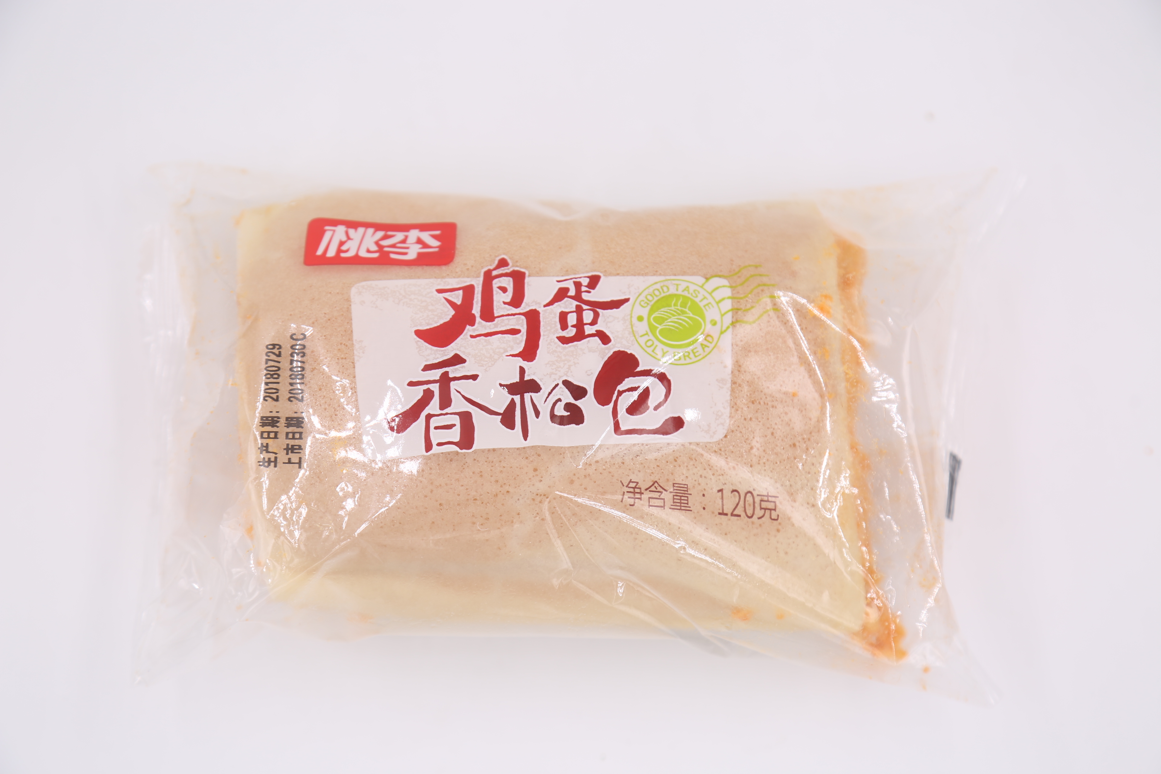 桃李雞蛋肉鬆麵包120g/袋