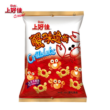 上好佳蟹味逸族40g