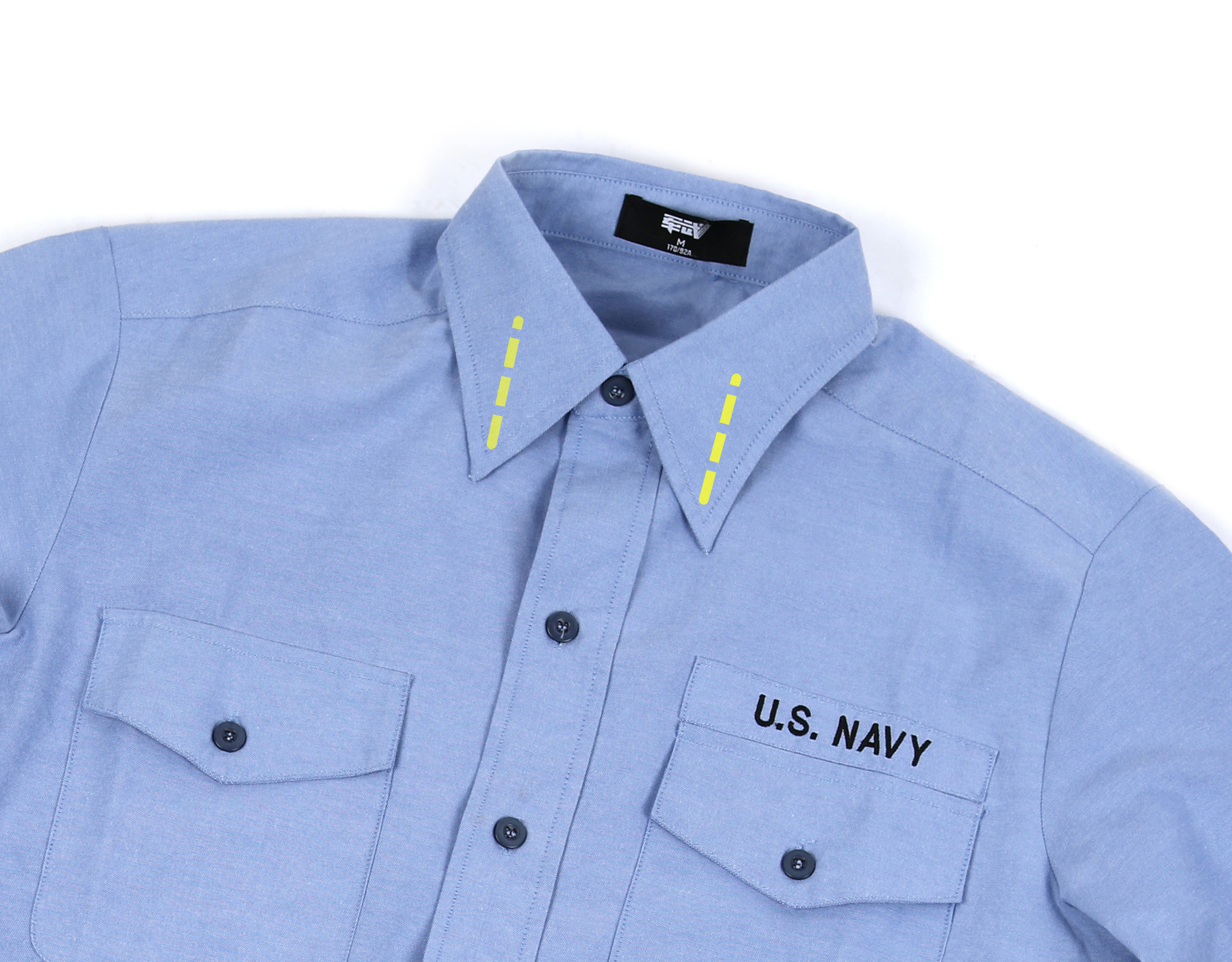 【军武独家】us navy海军长袖衬衫