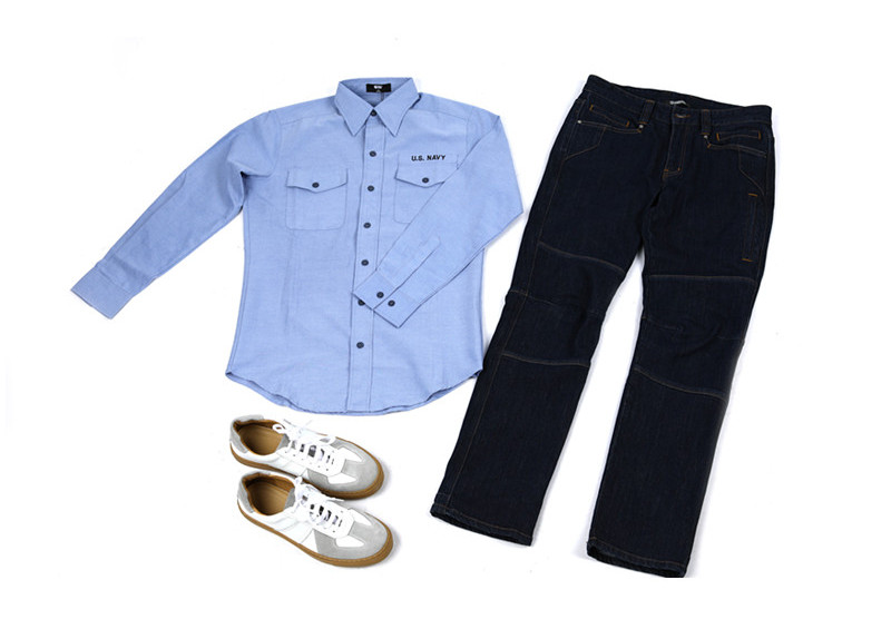 【军武独家】us navy海军长袖衬衫