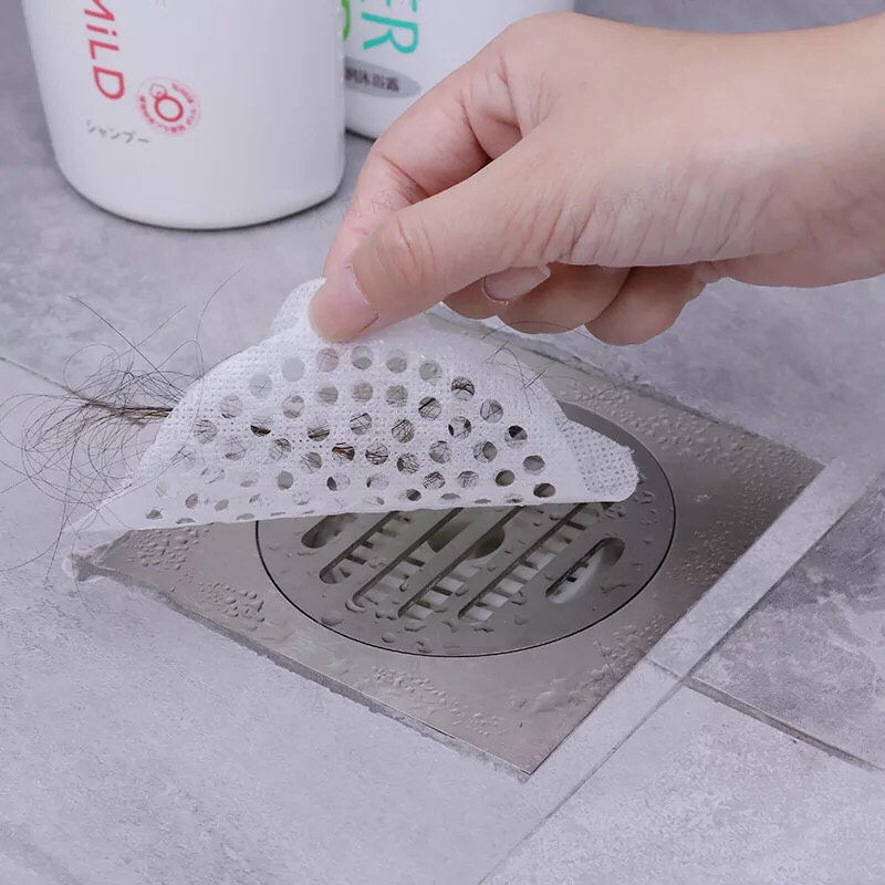 日本seiwapro 地漏贴排水口过滤网一次性地漏贴纸防堵塞地漏网贴
