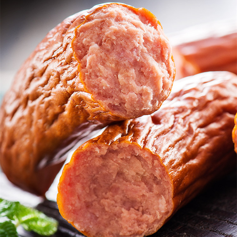 哈尔滨红肠全瘦肉儿童肠3根装500g左右包邮碳烤香烤肠熟食特产