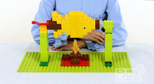 （接▲课）烤鱼 拼搭教程步骤 （不发货勿拍） 商品图0