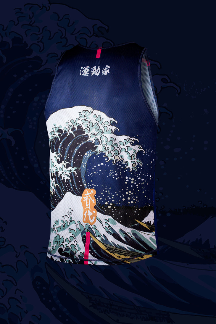 严素定制,运动家贰代跑步背心,疾风怒涛,男女通款,轻量,快干,严素态度