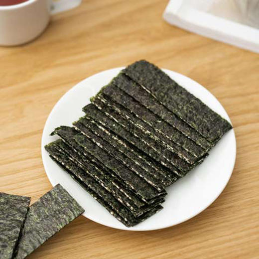 为思礼夹心大海苔一大片香香脆脆4种口味可选头水紫菜制成好吃又健康