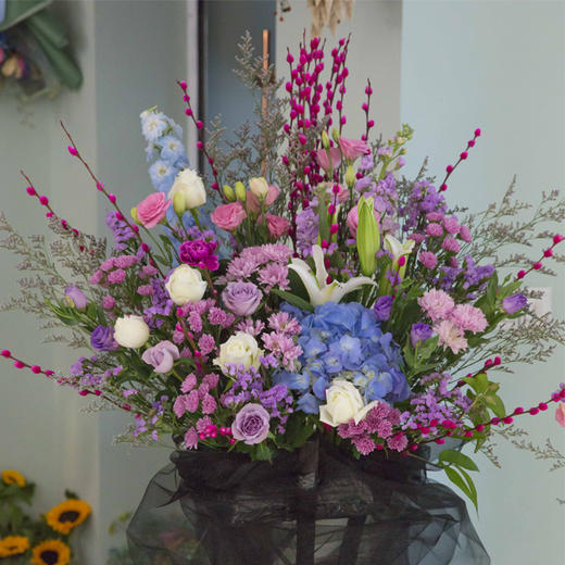 WhiteNightForest 开业花篮 商品图1