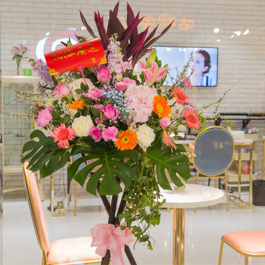 WhiteNightForest 开业花篮 商品图3