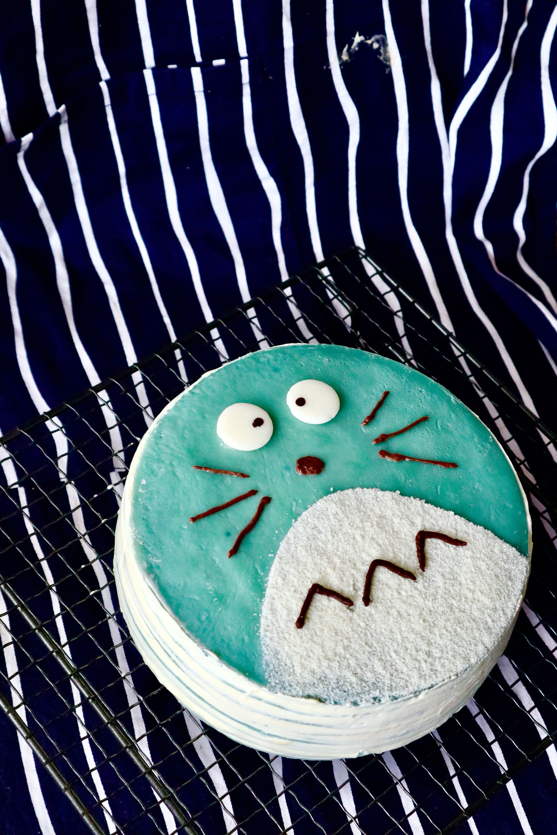 网红千层蛋糕龙猫卡通儿童生日济南同城