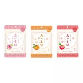 惠本铺新品 温泉水无添加水果面膜 补水保湿7片装 苹果