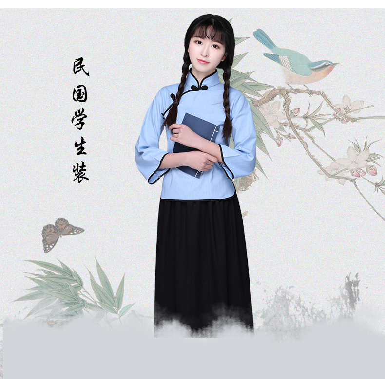 LJ07(亲子装课）民国学生装！婉君装！致青春