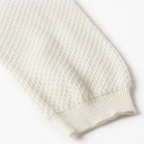 40码米白色ZARA春秋款女士上衣休闲宽松女装百搭 螺纹针织衫F31 商品图2