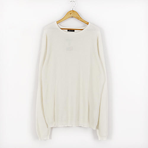 40码米白色ZARA春秋款女士上衣休闲宽松女装百搭 螺纹针织衫F31 商品图0