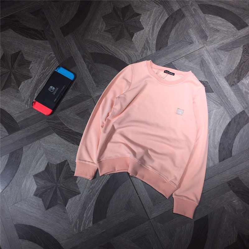 2018秋季新款!acne两色笑脸卫衣