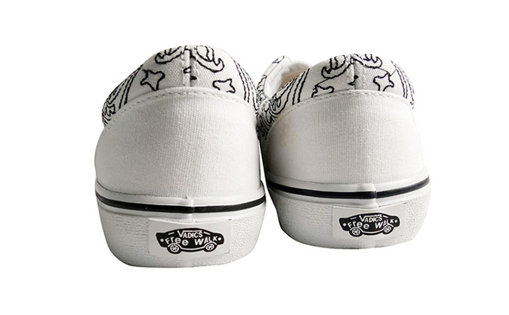 vadics/中国万斯秋季白色/情侣款帆布鞋滑板鞋│ws005-m5/w5