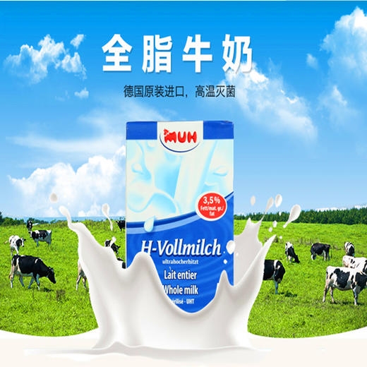 牧牌（MUH） 德国进口牛奶200ml*27盒 商品图0