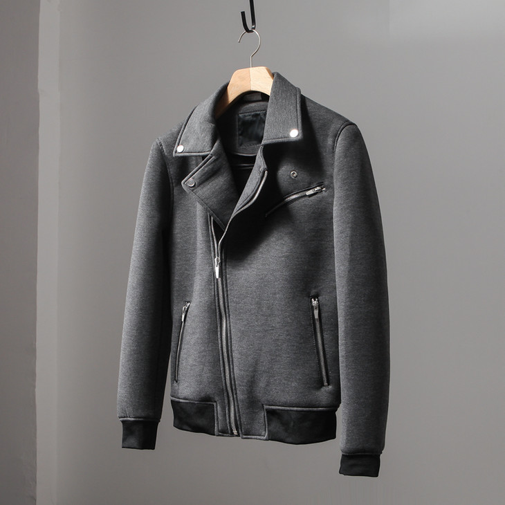 高科技四面弹!西班牙z*ra男装帅气利落空气层机车休闲夹克衫外套