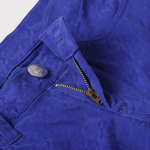 宝蓝色休闲裤女小脚裤春秋薄款长裤铅笔裤 F29 商品图2