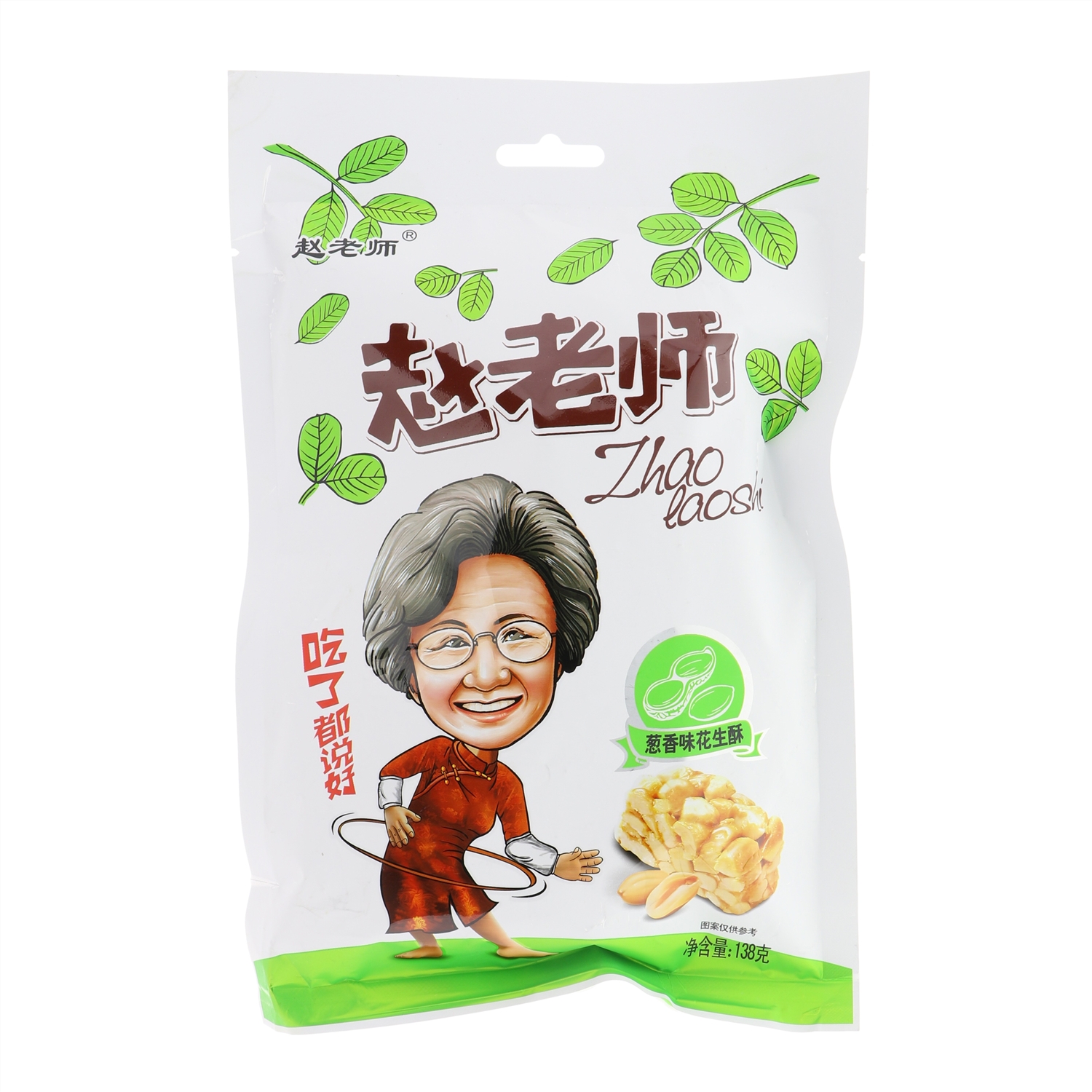 赵老师葱香味花生酥138克