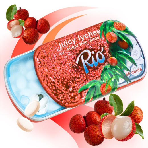 Rio 薄荷糖（清香荔枝）14g/盒*24 商品图1