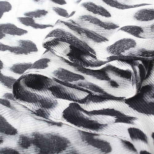 黑白豹纹围巾长款 商品图1