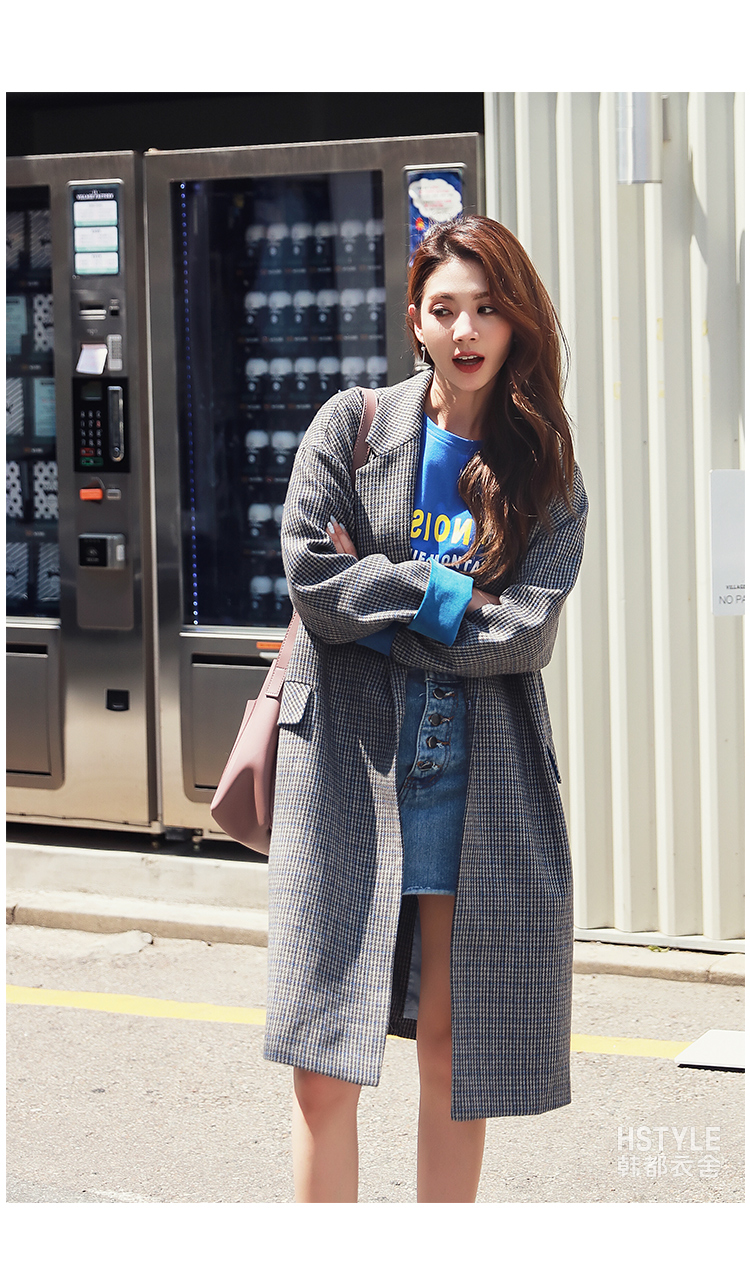 韩都衣舍2019春装新款韩版女装宽松中长款学生休闲西装dl11543喆
