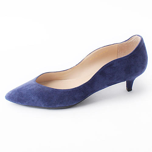 STACCATO/思加图37码蓝色羊绒皮革尖头单鞋女C47 商品图1