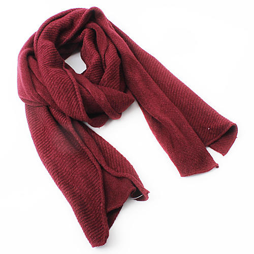 orange酒红色长款围巾秋冬保暖围脖A11 商品图0