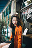 AtelierMissLu / Sabrina 亮橘风琴摆系扣长风衣 商品缩略图7