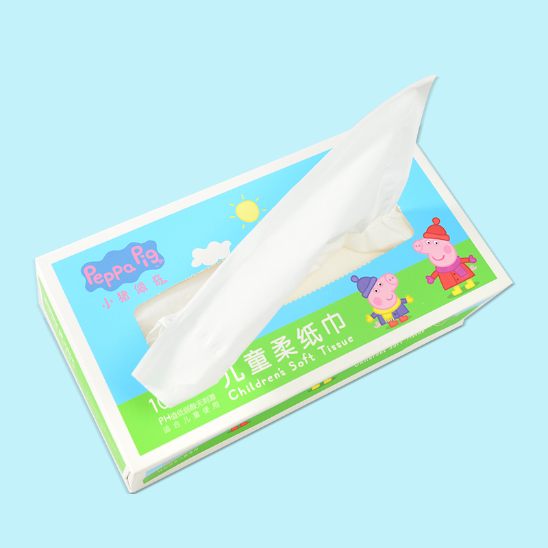 solove小猪佩奇儿童纸巾 适用于新生儿以上