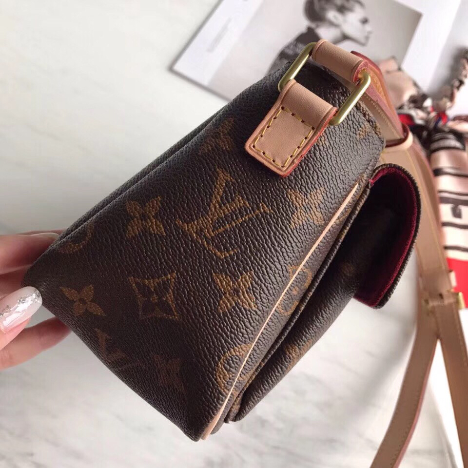 lv正品品质 老花中古系列 vintage方块豆腐包