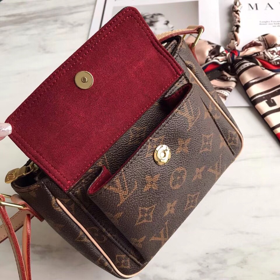 lv正品品质 老花中古系列 vintage方块豆腐包