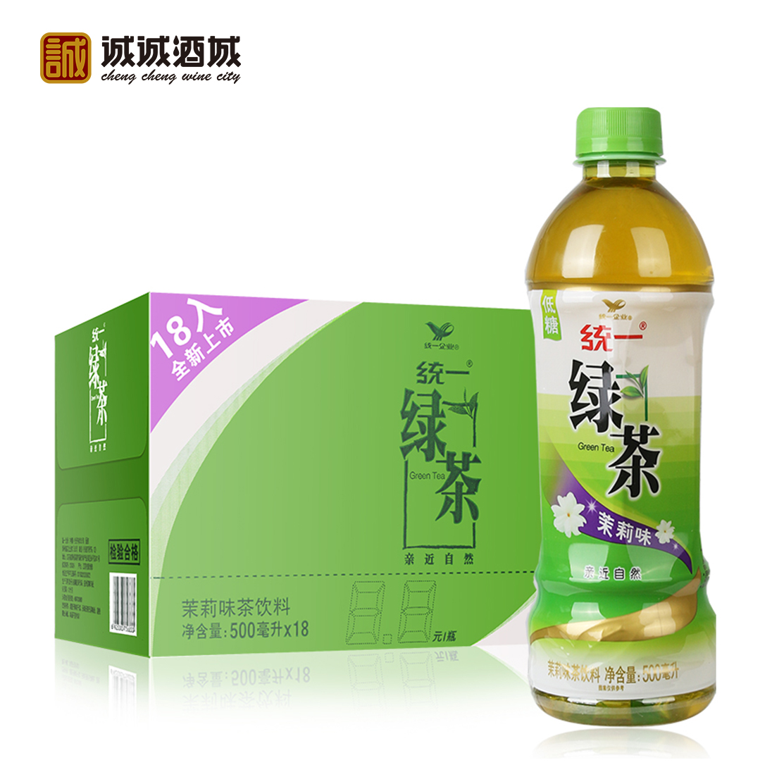 統一綠茶500ml*18