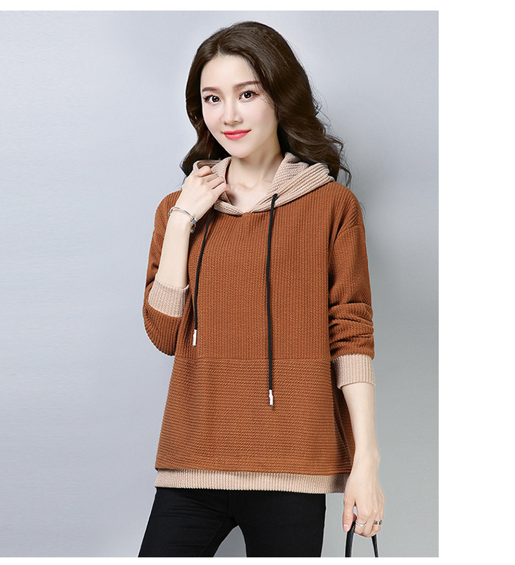 al jyj8902 长袖卫衣女连帽秋2018新款