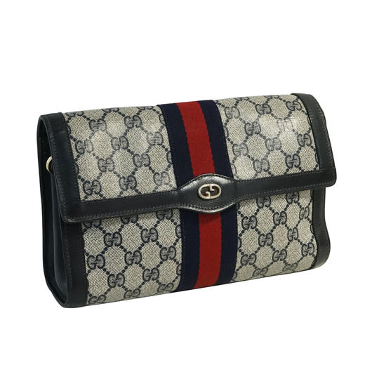 gucci老花手拿包