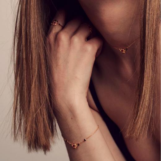 北京仓｜Les Merveilleuses-LEA 天然粉色碧玺 手链［法国设计师］ 商品图0