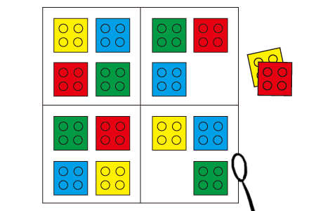 积木趣味数独/涂色/迷宫/英文素材包｜PDF版本需要下载打印