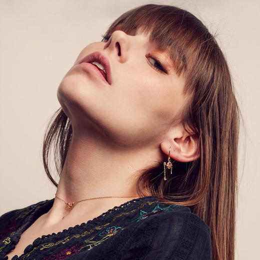 北京仓｜Les Merveilleuses-LEA 天然粉色碧玺 项链［法国设计师］ 商品图0