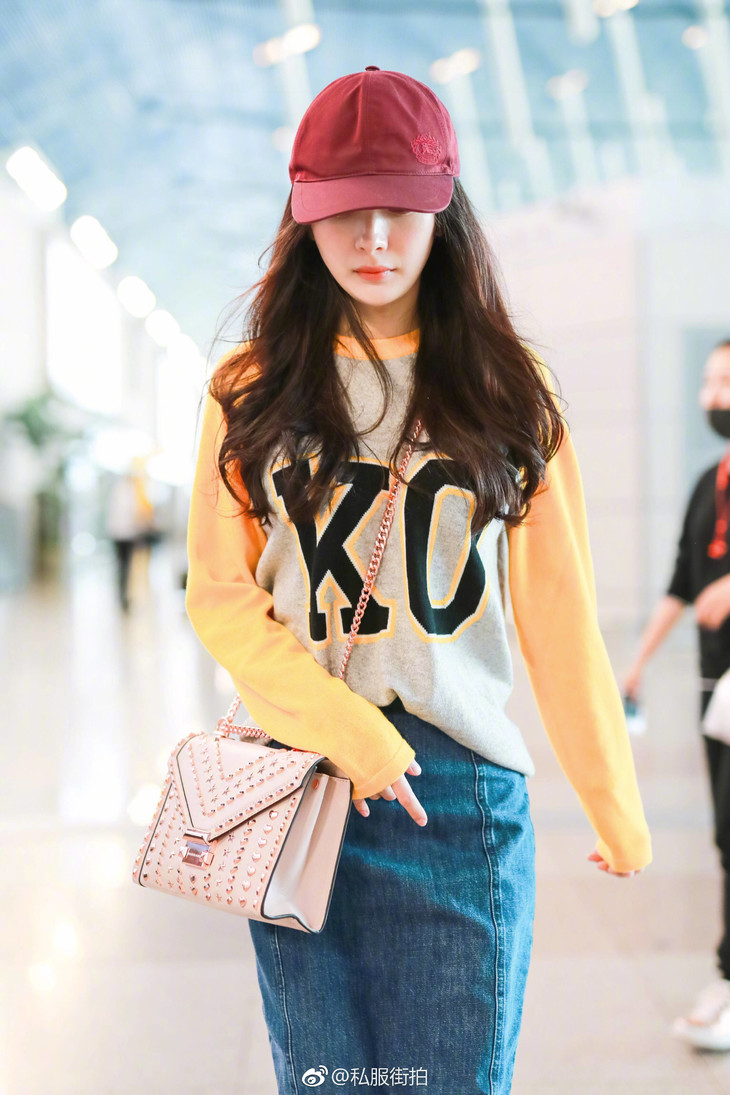 七夕特别款~mk 杨幂款whitney铆钉缀饰链条信封包