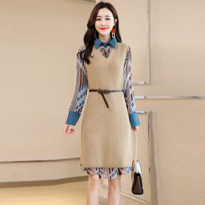 al jnfgn1871 新款冬装流行女装 两件套裙