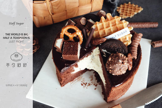 冰熔岩黑巧蛋糕 商品图0