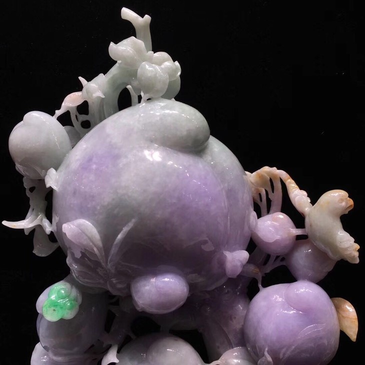 【61226】翡翠"寿桃"精品摆件