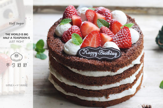 银座草莓裸蛋糕 商品图0