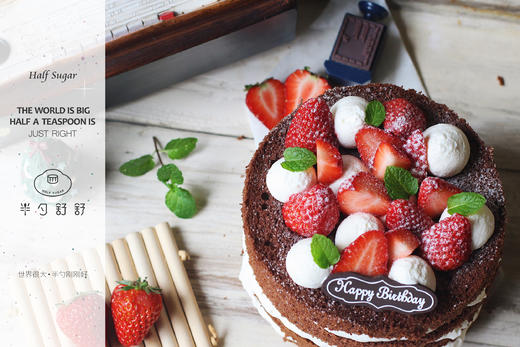 银座草莓裸蛋糕 商品图1