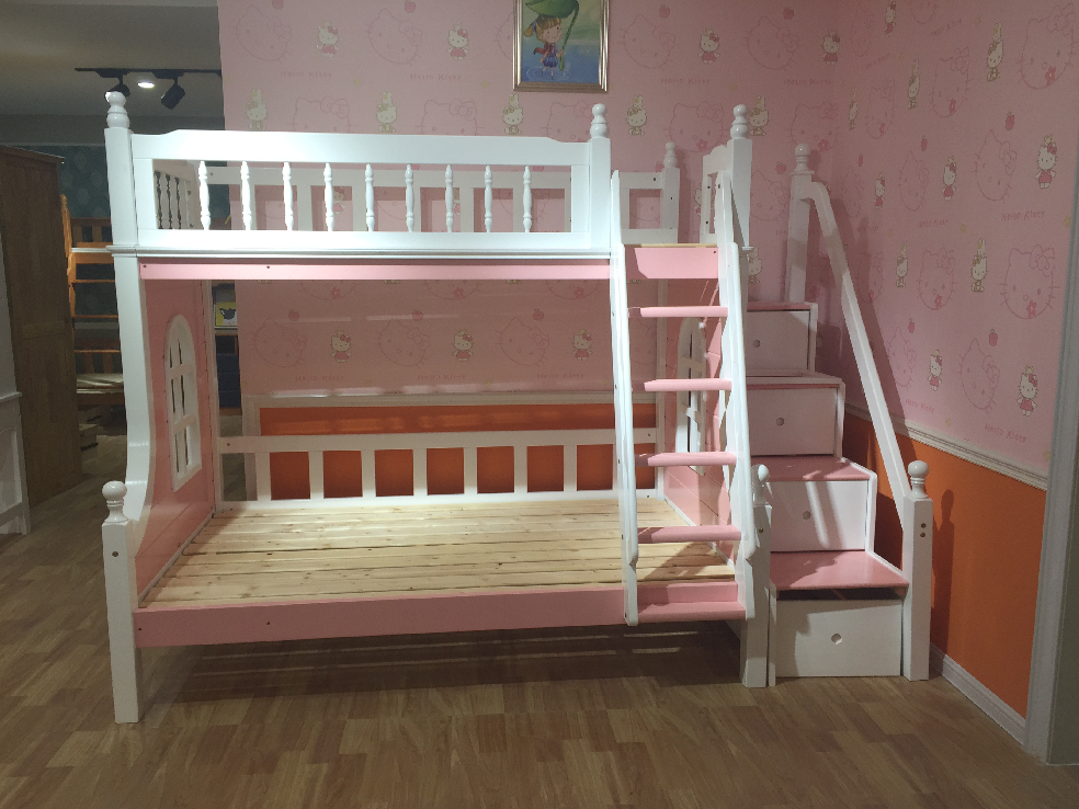 a08小木屋 梯柜床 高低床